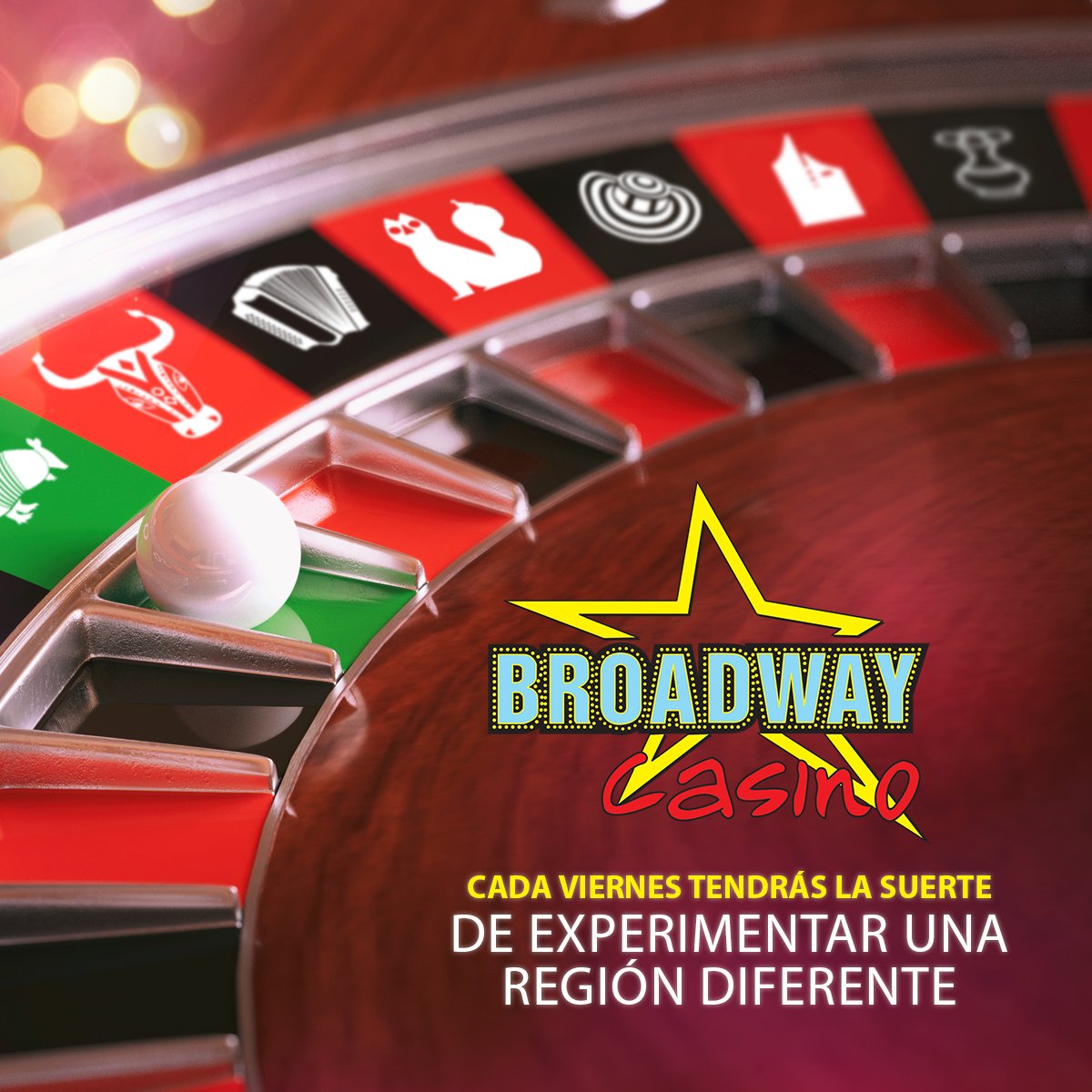 Si te sientes orgulloso de ser colombiano y quieres celebrar ganando, ven a nuestro casino, cada viernes una región diferente.