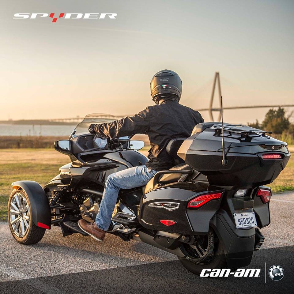 CycleModesto's tweet image. Grab hold of the handles and let Can-Am Spyder show you a whole new world.
Explore in store or online → bit.ly/2tyMEC8