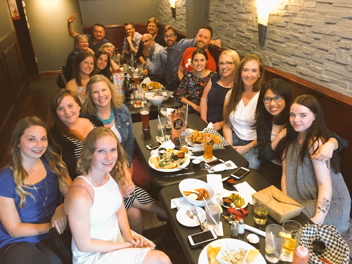 #tdct5080 celebrating 3 amazing woman on their next adventures! #farewell #tdfamily #team <a href="/emgaunce/">Emily Gaunce</a> <a href="/MJalbert_TD/">Myriam Jalbert</a>