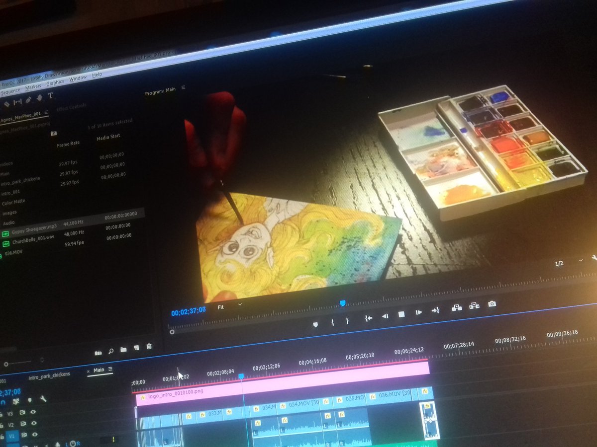 BillSchiffbauer's tweet photo. I love editing. Just working on this week's #MonsterArtChallenge @YouTube #video
#hashtag #HowToWatercolor #storytime
#insomnia #cantsleep https://t.co/mxIZ3muE89
