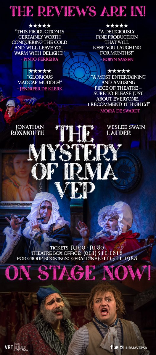 MUST SEE #TheMysteryOfIrmaVep with @itsmeswine and <a href="/JonathanRox/">Jonathan</a> - check out the new promo video: youtube.com/watch?v=LA1j6s…