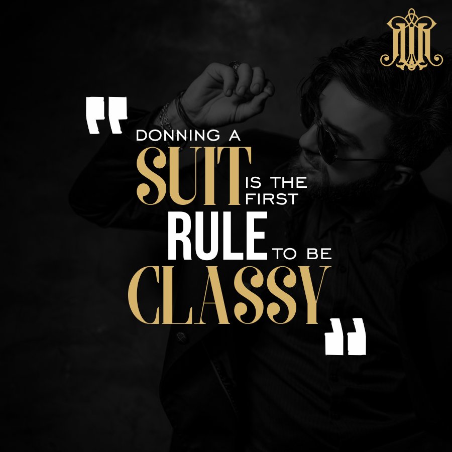 A well tailored suit makes you look sharp and classy. A array suits awaits you at #UmangMehta #MensWear #DressWithDignity #MensFashion