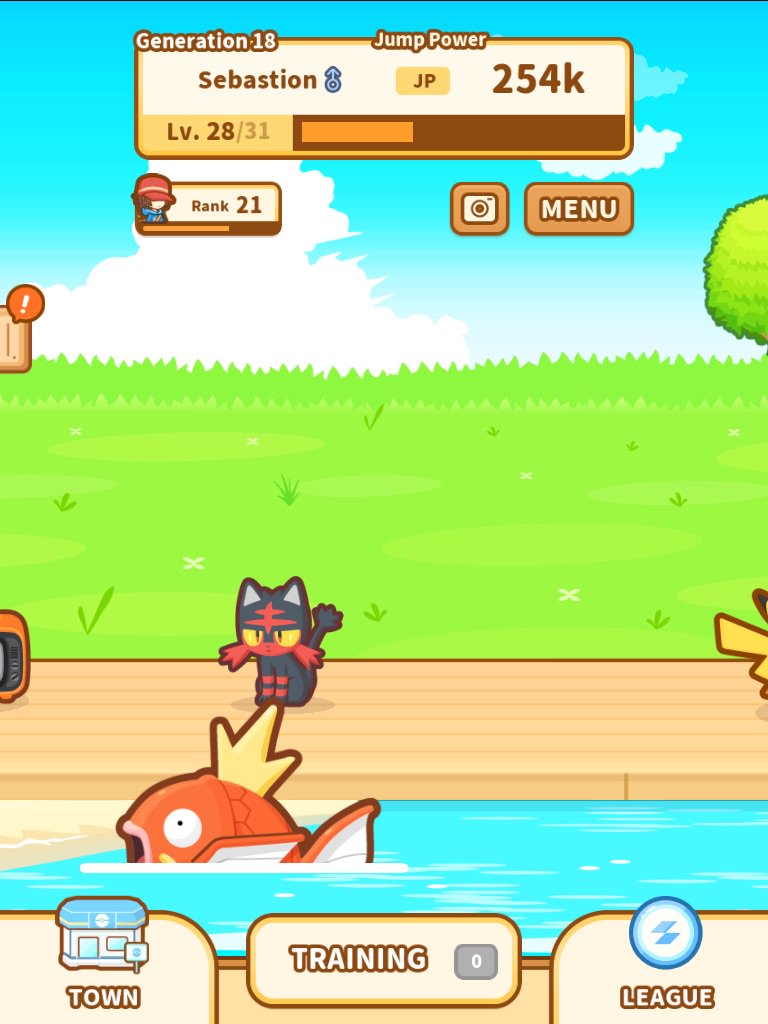 IceGenesis's tweet image. Sebastion! Jump! #Magikarp koiking.jp/r/