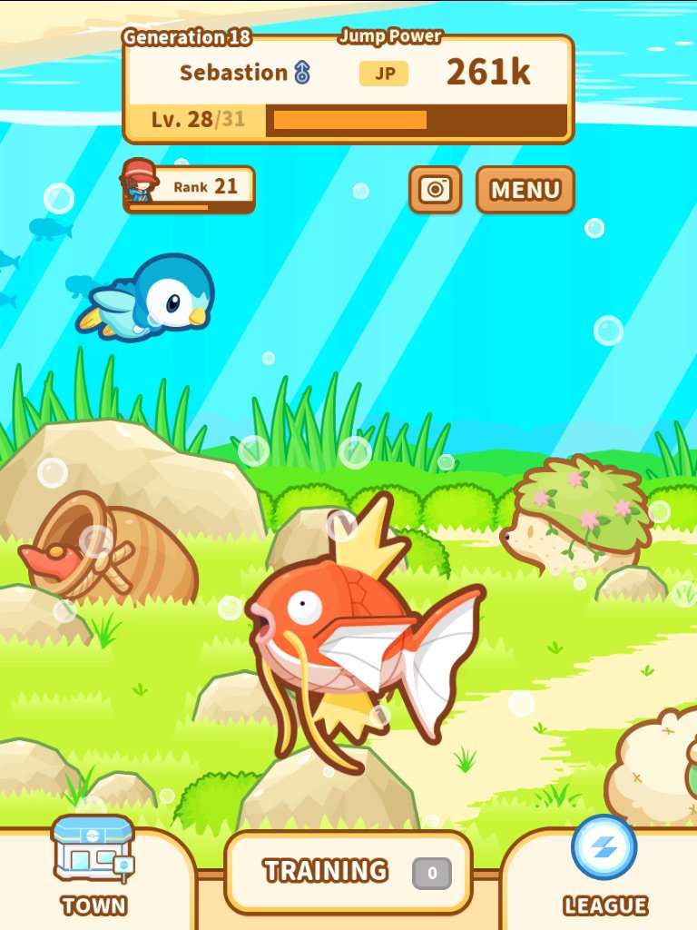 IceGenesis's tweet image. Sebastion! Jump! #Magikarp koiking.jp/r/