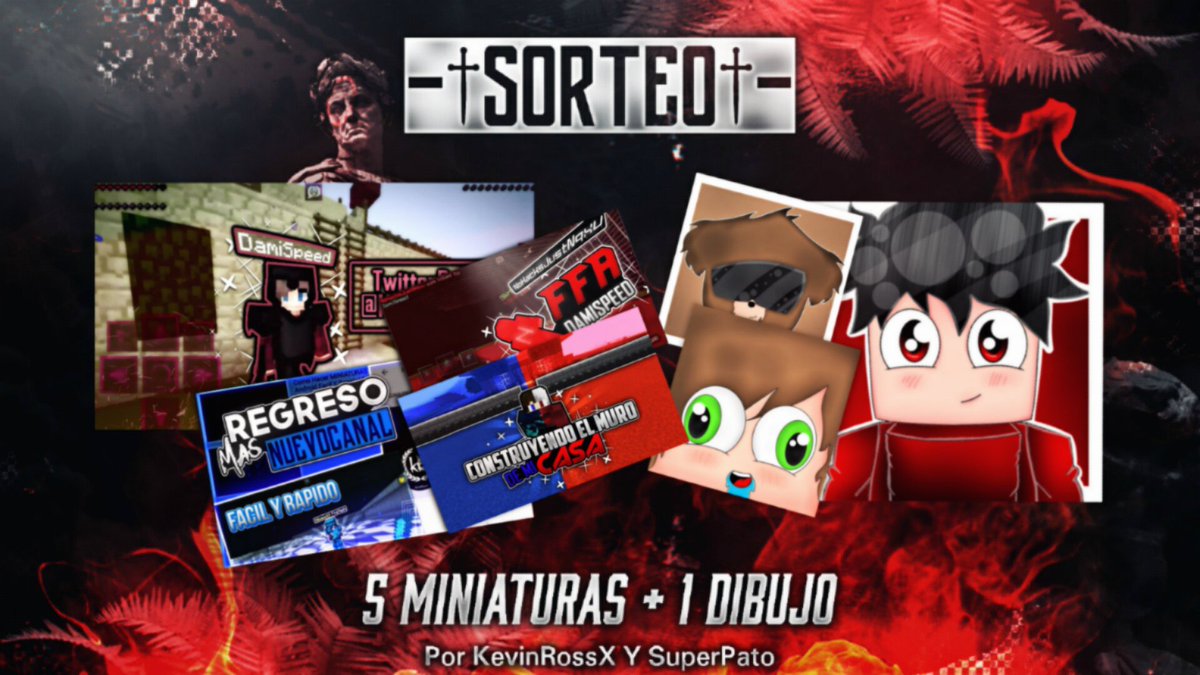 HSKROSS's tweet image. -=SORTEO=-
REQUISITOS:
1- Dar Follow A 
 @Gameplayandro14 @KevinRossX1.
2- Dar Rt y Mg.
(Puedes pedir un Revamp Por Las minis)