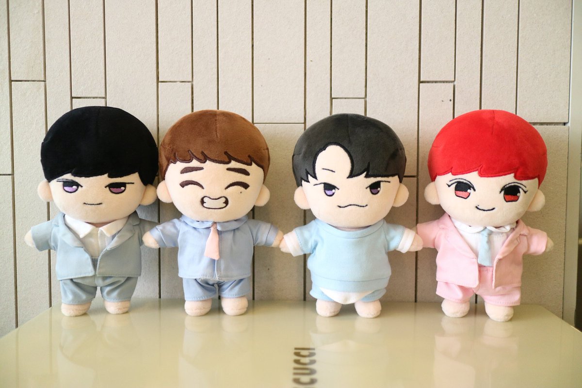 seventeen plush dolls