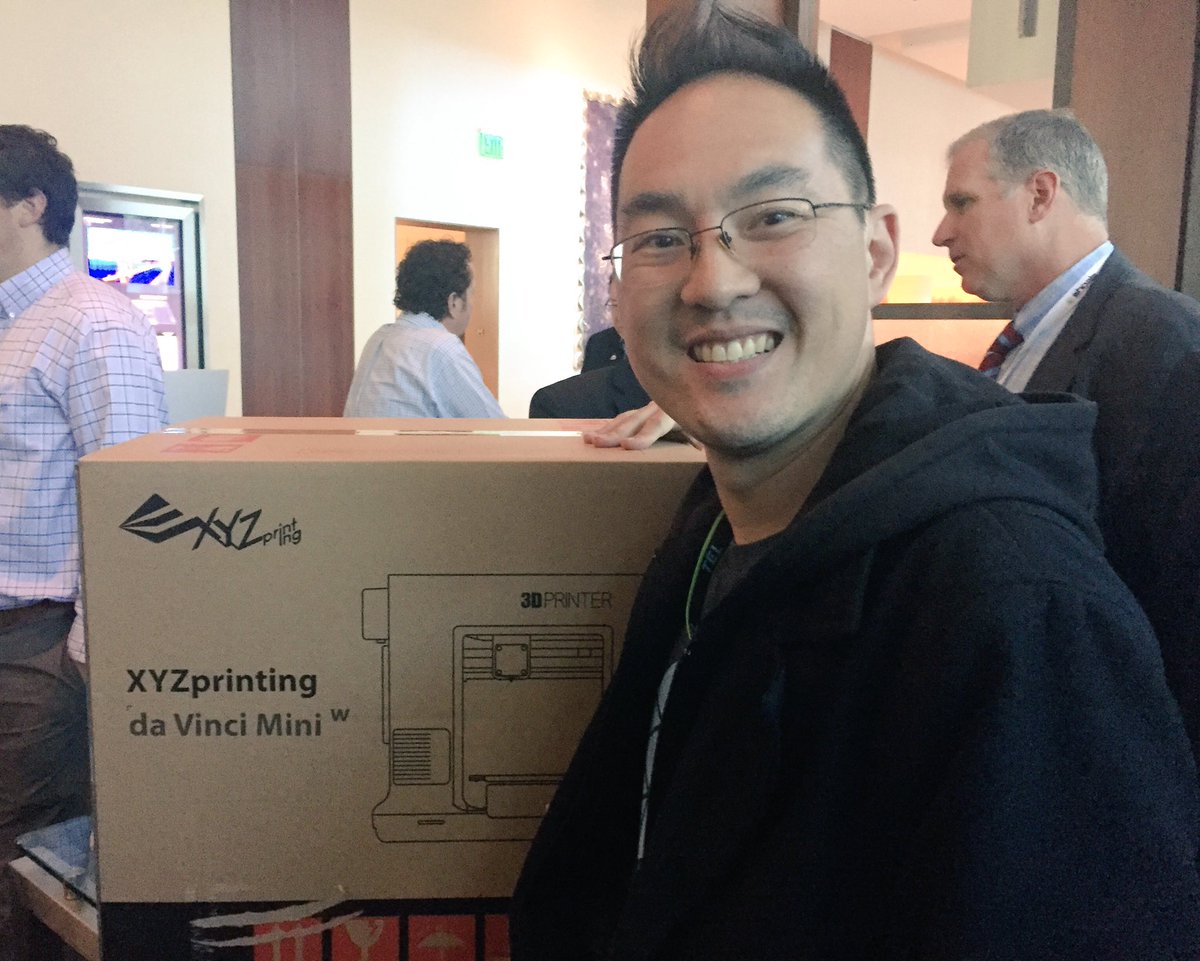 Arraytechinc's tweet photo. Congratulations to Charlie (@sirccchar) for winning our 3D printer giveaway! Way to go Charlie! #ReliabilityIsPower #Intersolar https://t.co/tMolz1XELD