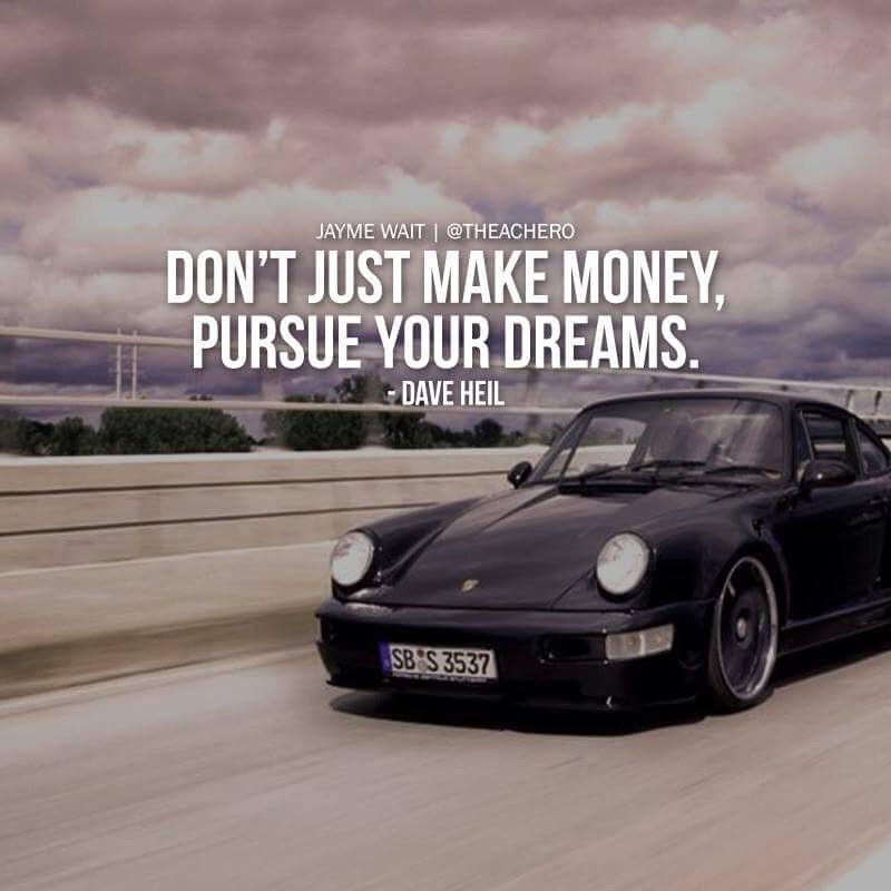 theachero's tweet image. If you just pursue money you&apos;ll never have it. Pursue the things you love and the money 💰 will follow! #ThursdayThoughts