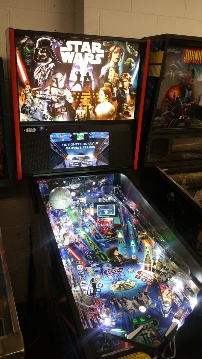 KidforcePinball's tweet image. STERN STAR WARS now at @KidforceBerea. Check out Steves latest  design #sternarmy @sternpinballinc #pinball #cle