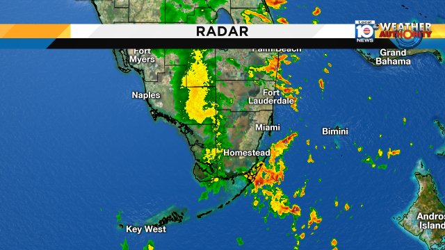 Showers and storms will continue to impact South Florida as wet weather from the Atlantic moves in overnight. https://t.co/xEQ41741fm