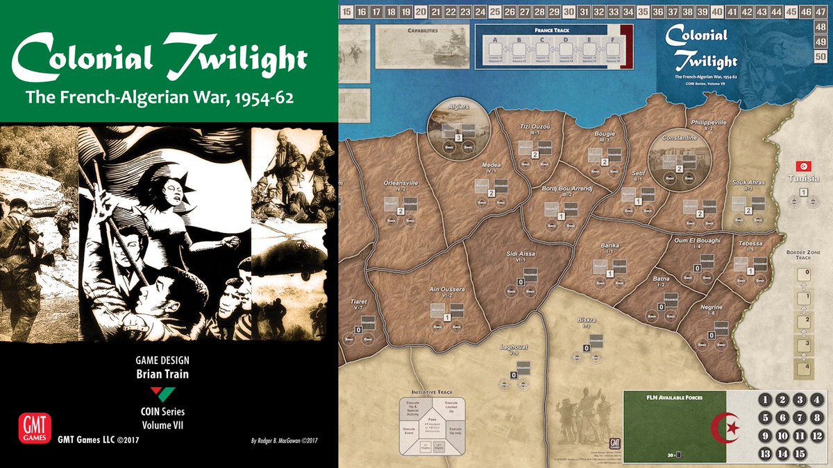 completelyboard's tweet image. It's here!! Unboxing Colonial Twilight from GMT Games youtu.be/43gr2KEN4_M