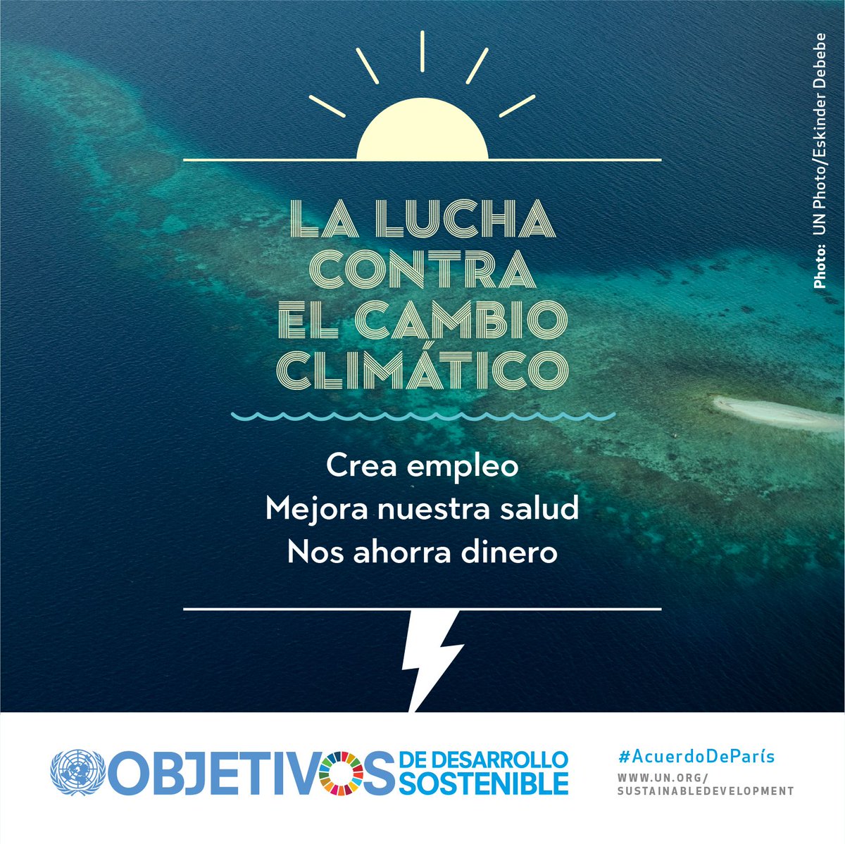 ONU_es's tweet photo. El Acuerdo de París es el tratado que más firmas de países ha logrado en un solo día. La lucha contra el cambio climático es imparable. https://t.co/nsNO02ax1C