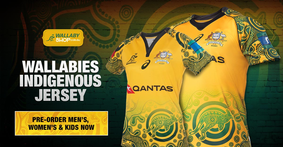 kids wallabies jersey