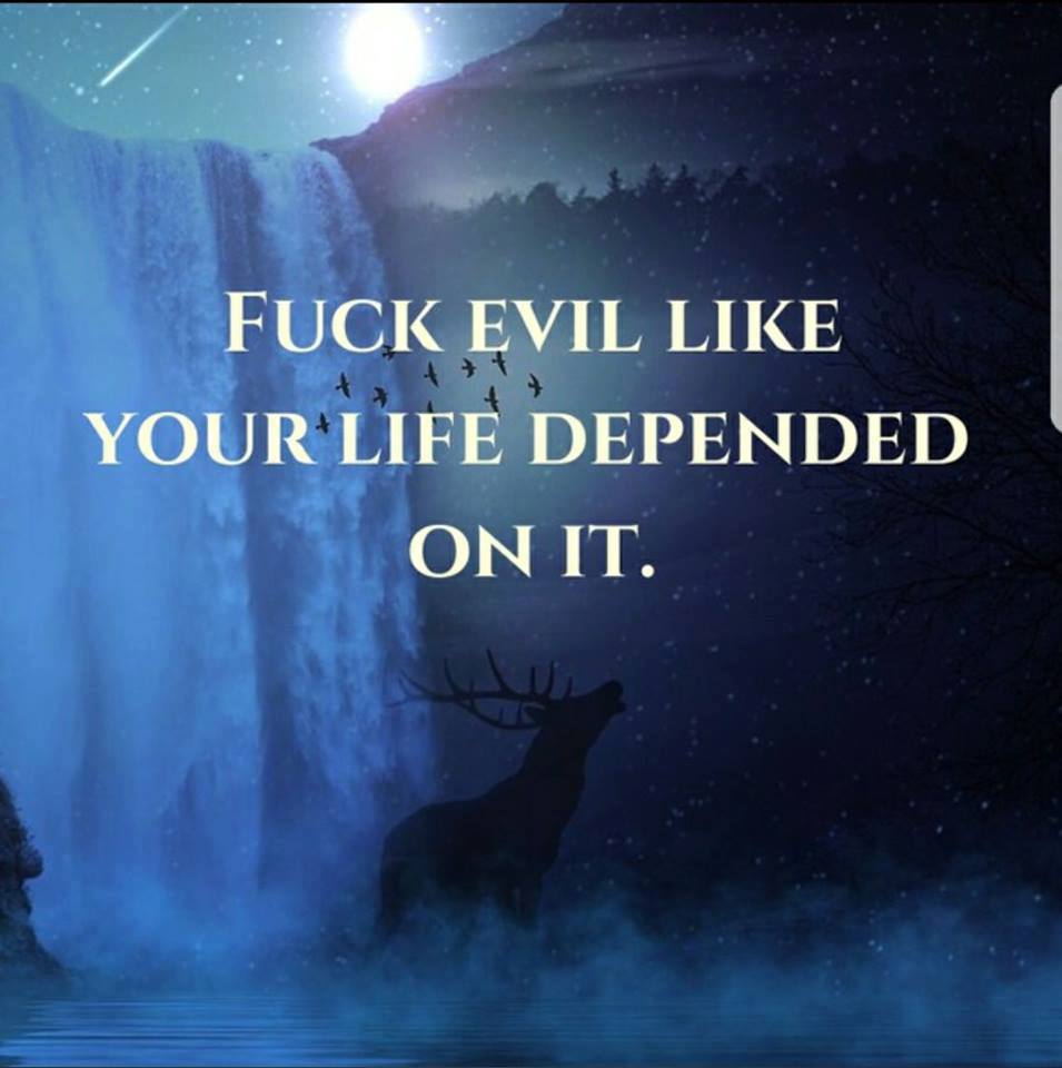 InspiroDailyPol's tweet photo. Day 13. Question society &amp; fuck evil! A good motto for politics in 2017 imho. #inspirodailypol #politics #inspirobot https://t.co/Apfn0YkMF3