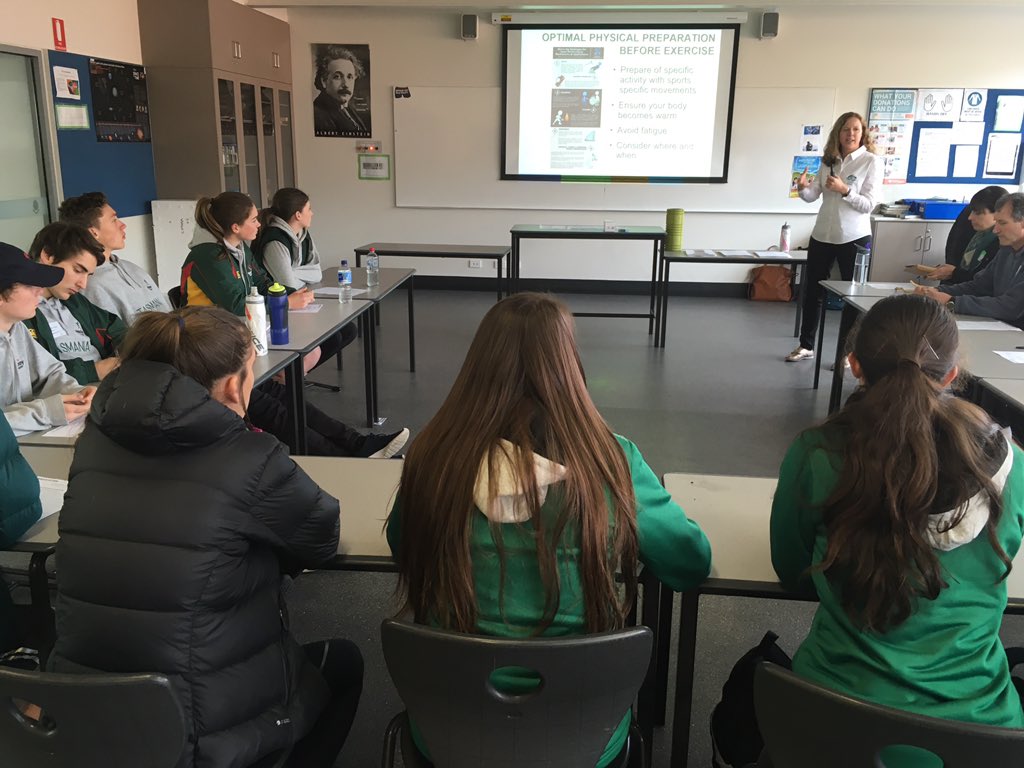 pither_s's tweet photo. @tassiesport elite athlete day the importance of optimising your physical performance @KellieWilkie -vital for all athletes. https://t.co/yXmOsh4Nsr