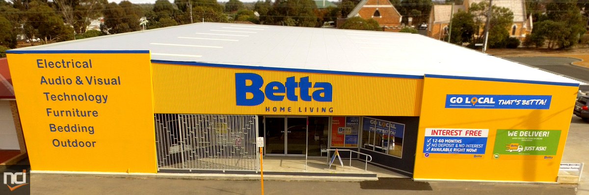 NCI_Signwriters's tweet photo. New signage done for Betta Home Living in Katanning, WA https://t.co/kTTEYDbG0t