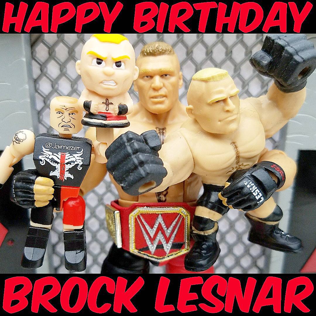 Happy Birthday to the Universal Champion, the Beast Incarnate, BROCK LESNAR! 