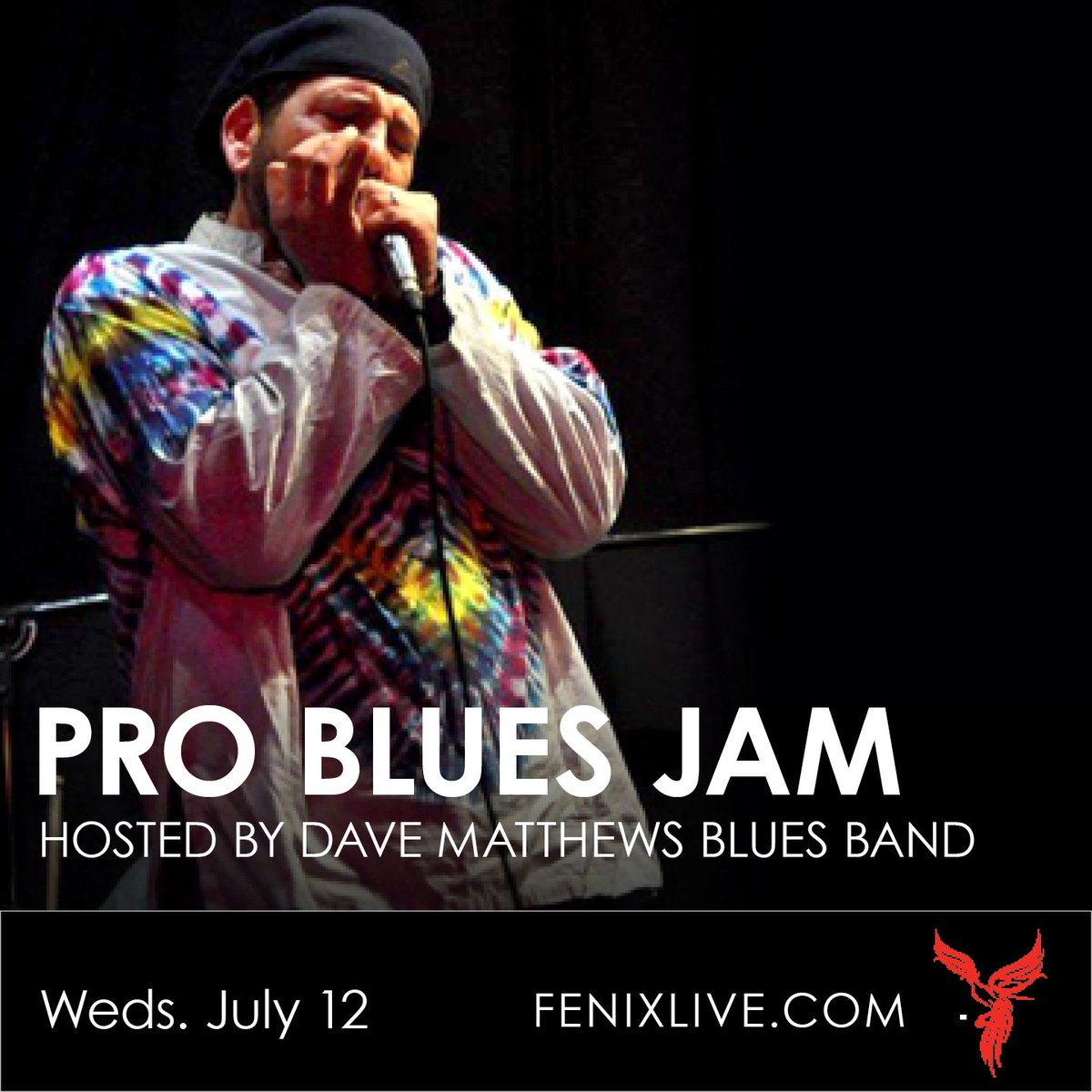 Dave Matthews hosts the #FenixLIVE Pro #Blues Jam July 12 7:30pm 919 Fourth Street, San Rafael,CA  #Marin #Live #blues #WednesdayWisdom