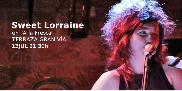 zaragoza_es's tweet photo. #Conciento de Sweet Lorraine. Blues, música country, y soul #AlaFresca. HOY Terraza Gran Vía 21:30h > https://t.co/3NAd97n6qO https://t.co/gWGFpjy6in