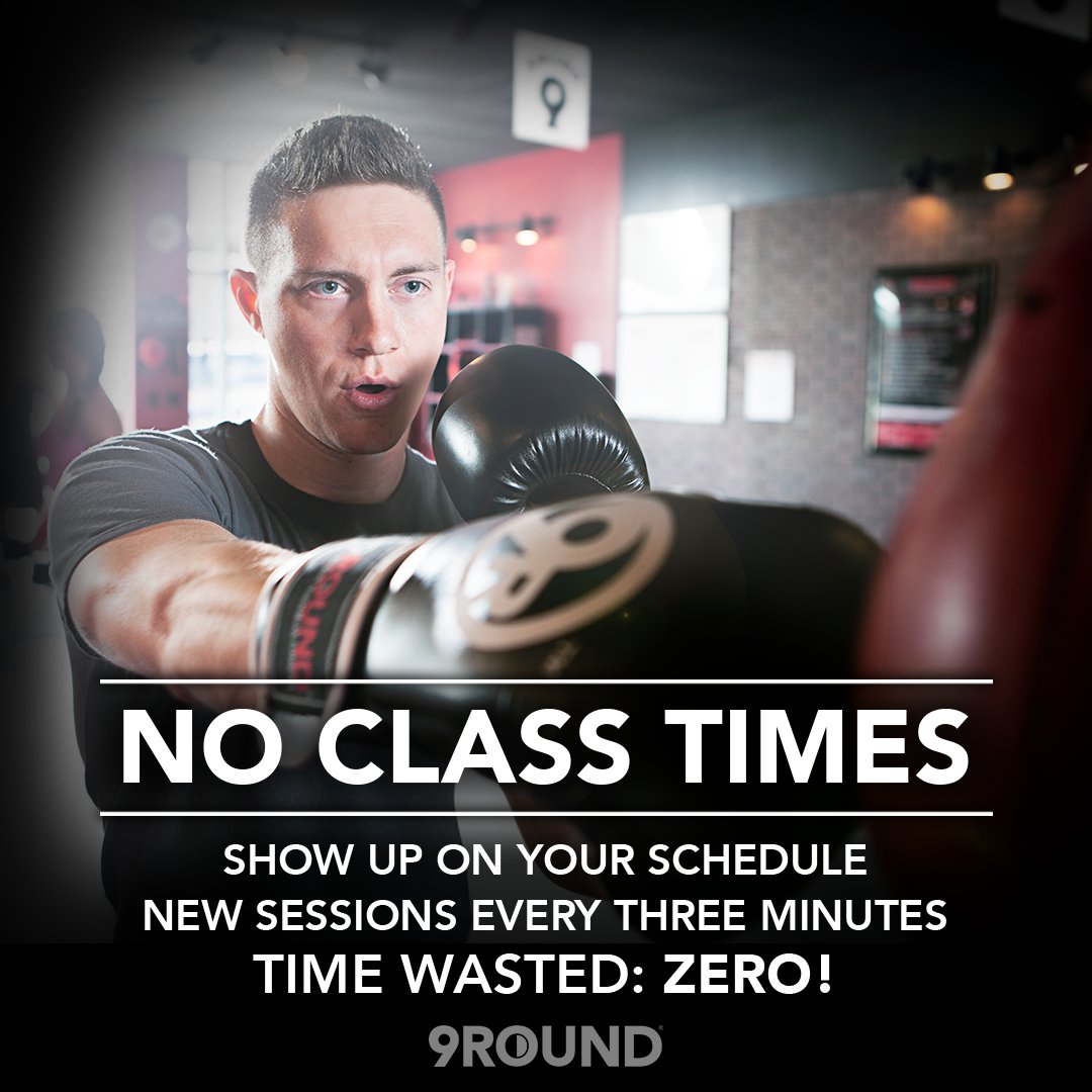 9Round's tweet photo. No more EXCUSES! It's time to change your life for the better! Get in for your 1st workout at your nearest 9Round &amp; you'll never look back! https://t.co/DvTpuEH0Ha