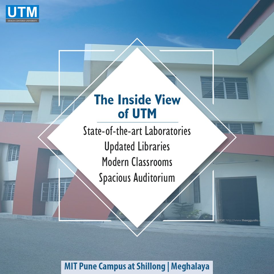 Not just #education, our #infrastructure &amp; facilities are at par with #international standards. Know more here!
utm.ac.in