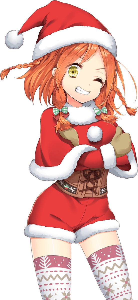 Twitter पर Grace a グリモア素材庫 ヤヨイ ロカ クリスマス衣装 水着 制服 制服透過水着