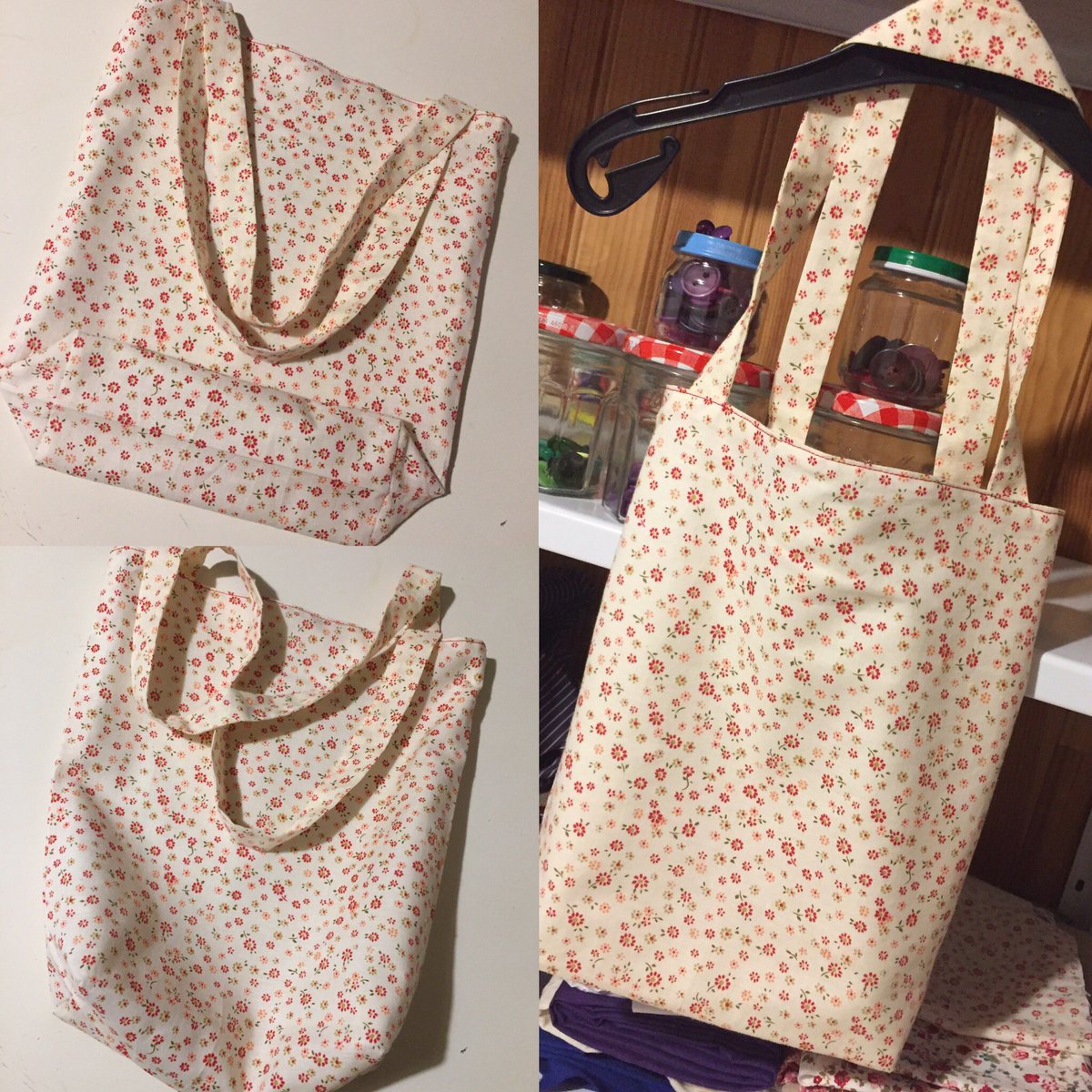 _Matamimi_'s tweet photo. #couture #faitmain #sacachaussons #tissufleuri #rentree #sewing #handmade #bag #shoesbag #floralfabric #backtoschool https://t.co/ZJytBsCM7l