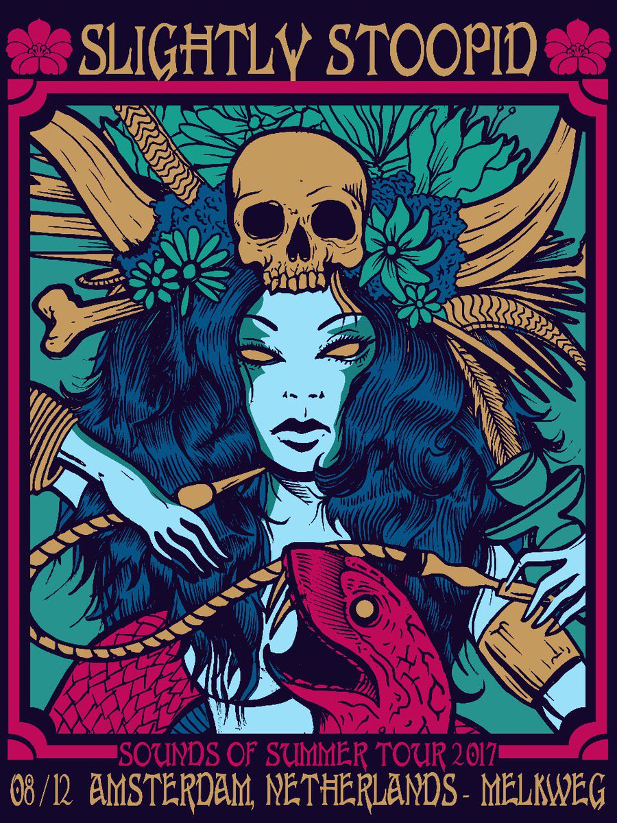 SlightlyStoopid's tweet photo. 🇳🇱 Next month in AMSTERDAM!!! August 12th at @Melkweg Amsterdam! 💨
Limited tickets available at https://t.co/JOncCiKjYG
(Art: Joao Gabriel) https://t.co/pDFu23qt0v