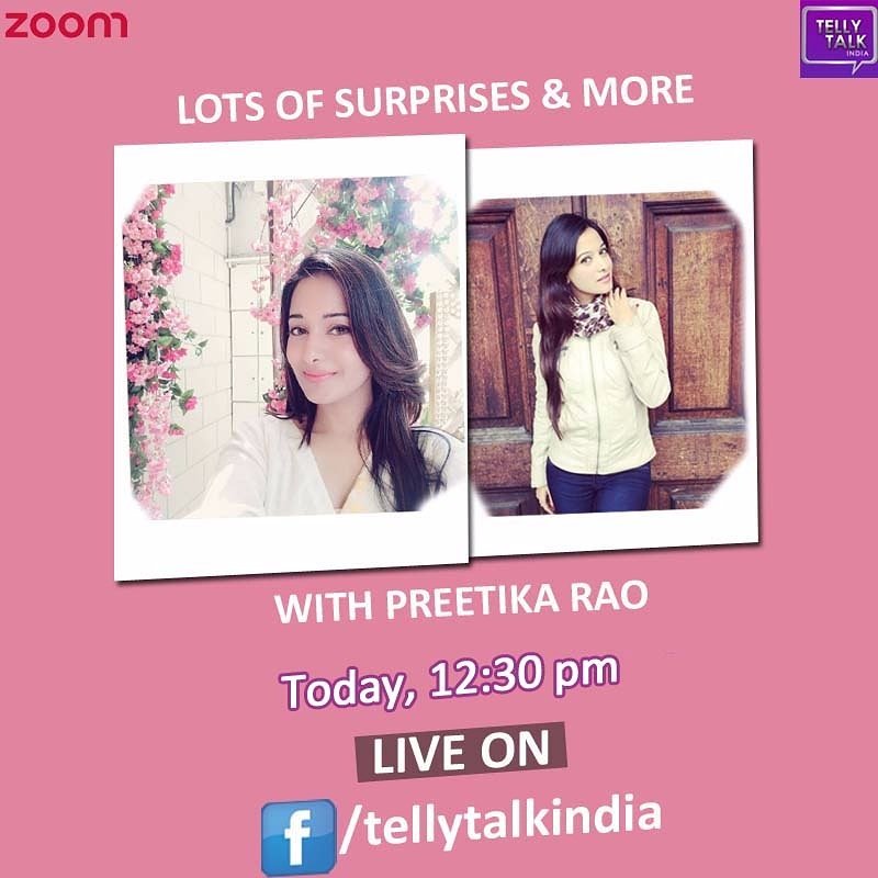 preetikatweets's tweet photo. Thankyou @TellyTalkIndia for choosing me to celebrate ur success 1 Million followers on Twitter!  Gonna be fun 🎉🎊🎂 Cya Live on FB at 12.30pm https://t.co/728hwpI51A