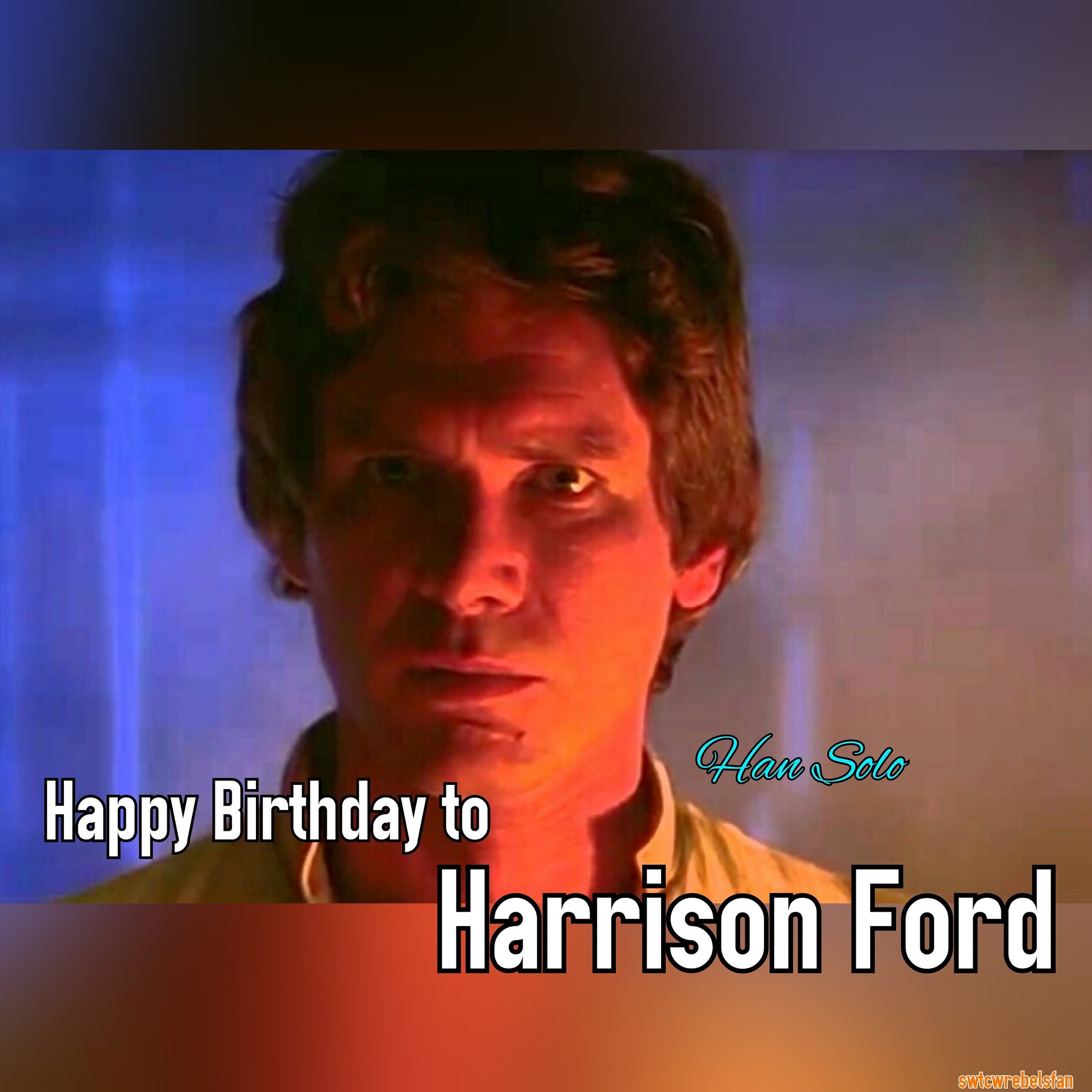 Happy birthday to Harrison Ford !!!     