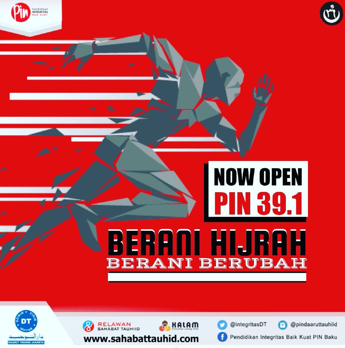 Cara Daftar :
391#NamaLengkap#Ikhwan/Akhwat#Email#No.WA

📱Kirim via WA ke cp dibawah ini
Ikhwan :  0858 8189 5643 
Akhwat : 0858 8189 5646