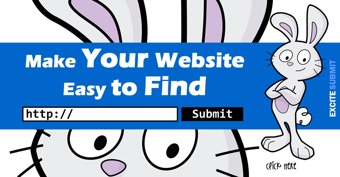 Make Your Website Easy to Find - As Easy As Pushing A Button # Marketing #SEO ExciteSubmit.com ....It's FREE!