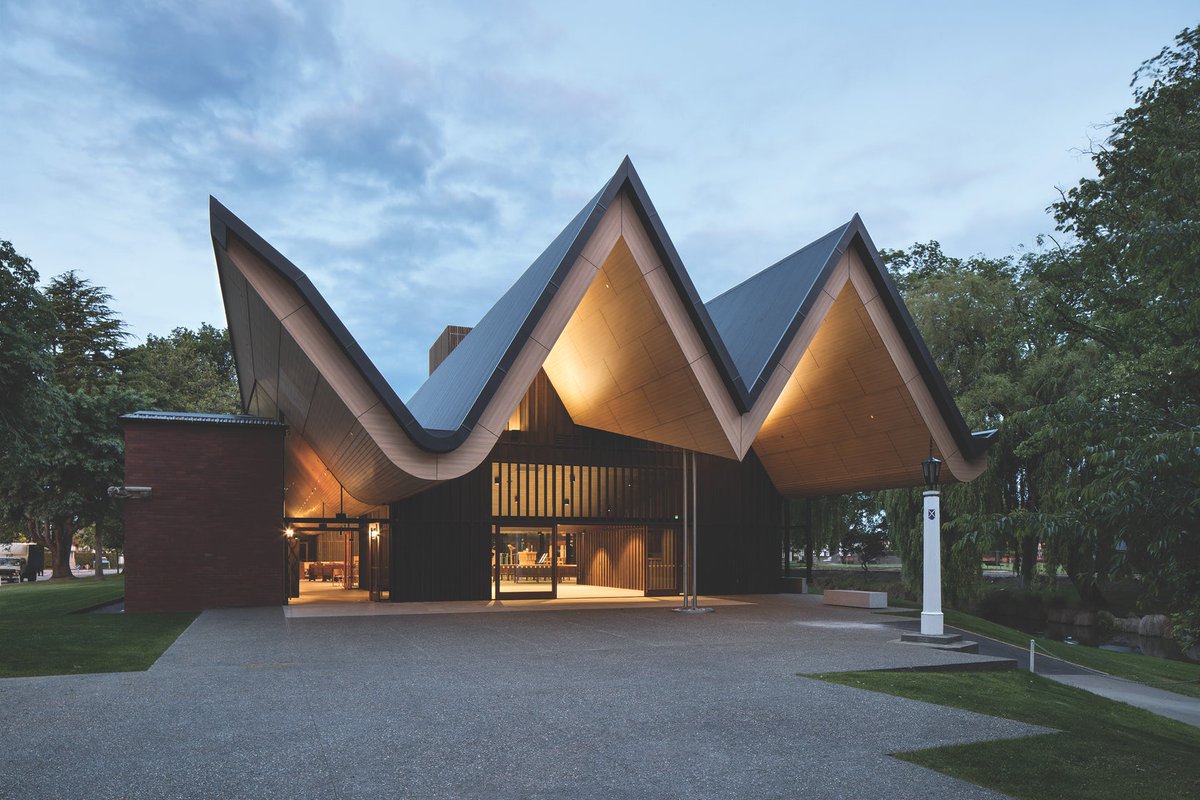 Architizer's tweet photo. Our #ProjectOfTheDay is Architectus' award-winning St Andrew's College Centennial Chapel https://t.co/8NXlThmwqh https://t.co/ao3PmvcwEh