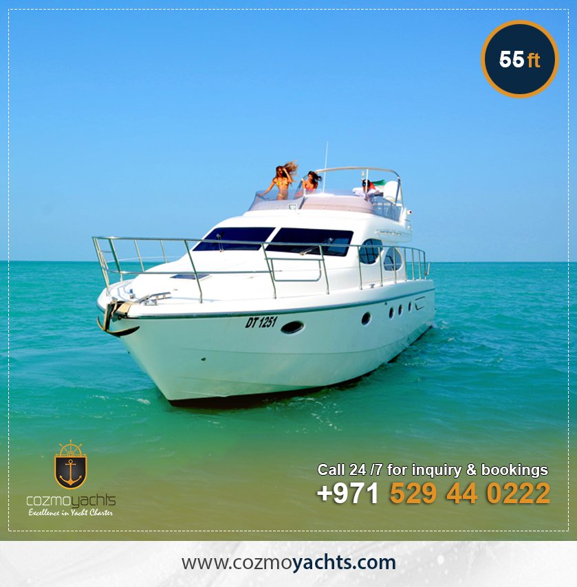 Cozmo Yachts - Excellence in Yacht Charter 😍 ⚓ ⛵👍
cozmoyachts.com/yachts/rent-55…

#dubaiyachting #dubaitrip #fishingindubai #dubaifishing #dubai