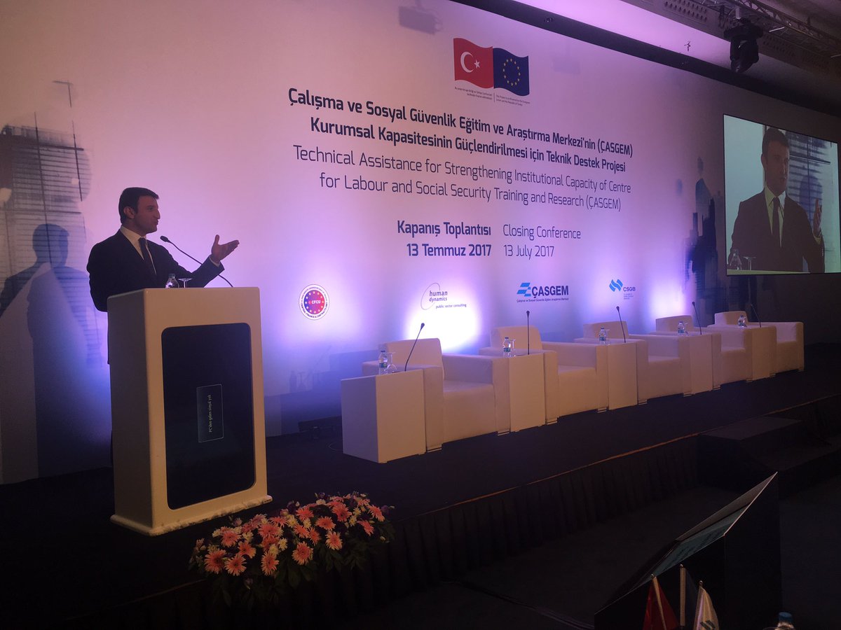 Çalışma ve Sosyal Güvenlik Bakan Yardımcısı Sayın Orhan YEGİN Konuşmalarını Gerçekleştiriyor. <a href="/senocak35/">Abdurrahim ŞENOCAK</a> <a href="/CSGBakanligi/">T.C. Çalışma ve Sosyal Güvenlik Bakanlığı</a> <a href="/MuezzinogluDR/">Mehmet Müezzinoğlu</a>