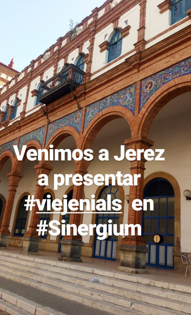 viejenials's tweet image. Llegamos a Jerez a presentar nuestro proyecto en #sinergium en el #summernetworking