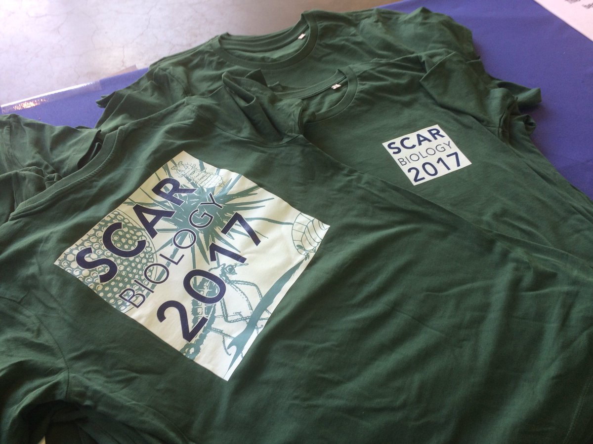 Looking for a nice souvenir to take back home from #SCARbio17? You can still buy a lovely shirt at the registration desk!