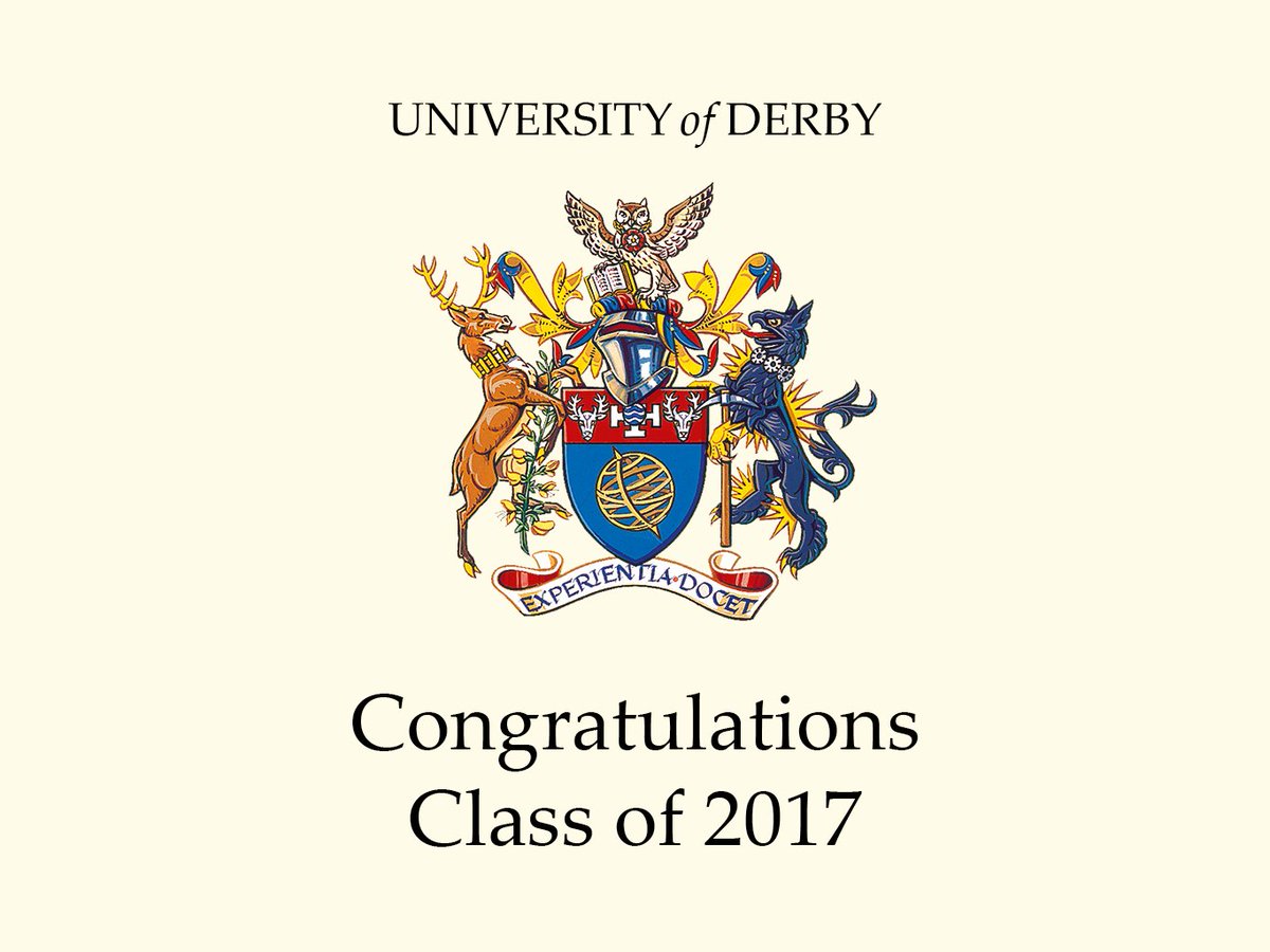Congratulations to all our Arts and Humanities students graduating this afternoon! <a href="/DerbyUni/">University of Derby</a> #DerbyGrad