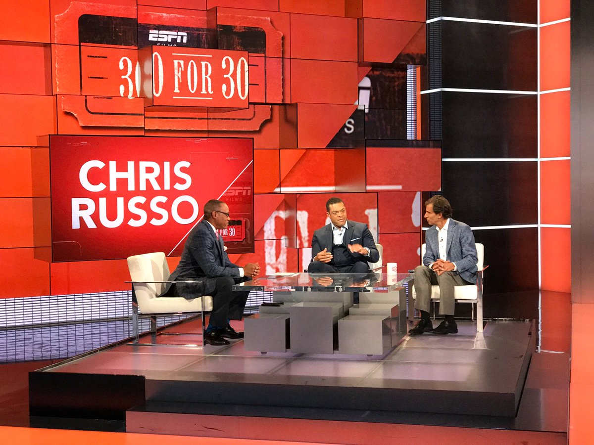 ESPNBookers's tweet photo. .@MadDogUnleashed joined @JayHarrisESPN &amp; @michaeleaves on @SportsCenter during his #30for30 #ESPNcarwash #SCam https://t.co/t8n2JG5XSH