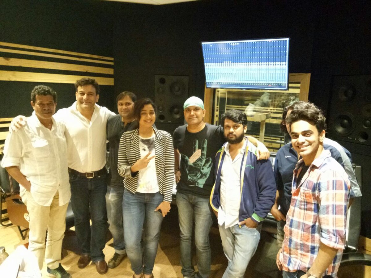 Song recording for dil jo Na keh saka..