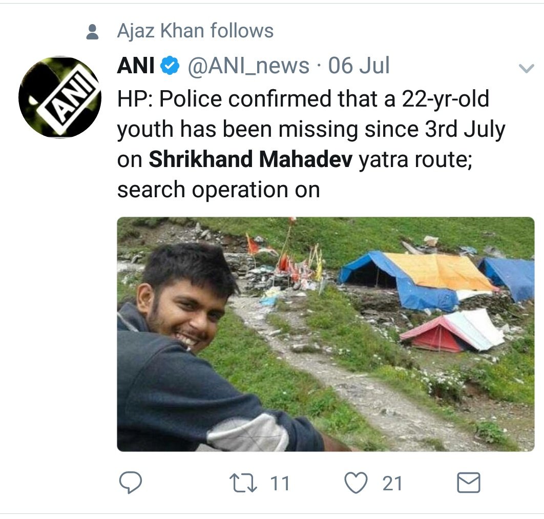 digesh_nanda's tweet photo. @aajtak @PMOIndia @AjazkhanActor @abpnewstv..please help https://t.co/lqn9oWnVgY