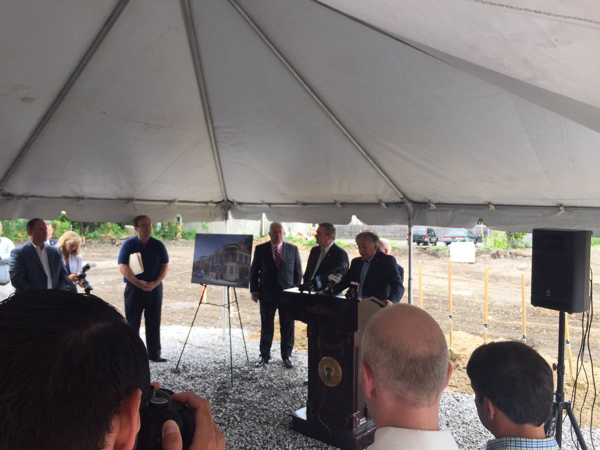 Live-in Schenectady groundbreaking today for 15 new homes on vacant blighted land.  #downtownschenectady #liveworkplay
