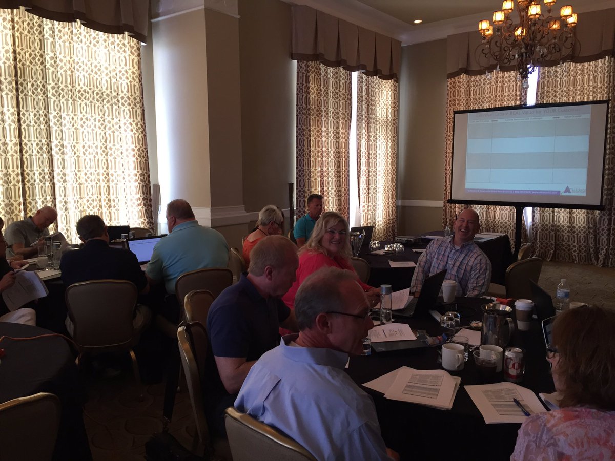 oliveriphone's tweet photo. Happy to be with the #1 @SageNAmerica partner, @alliancesg, this morning in sunny St. Petersburg hard at work improving sales processes!! https://t.co/kDXE9TOYQA