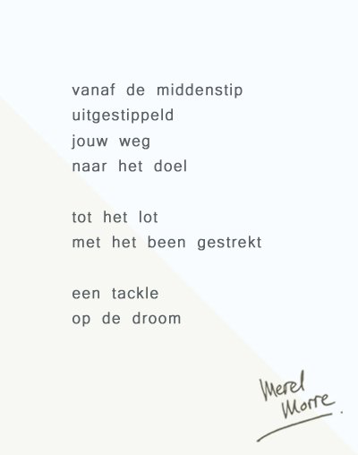 MerelMorre's tweet photo. een tackle 
op de droom

#Nouri #StayStrongAppie https://t.co/7keKEiGIW0