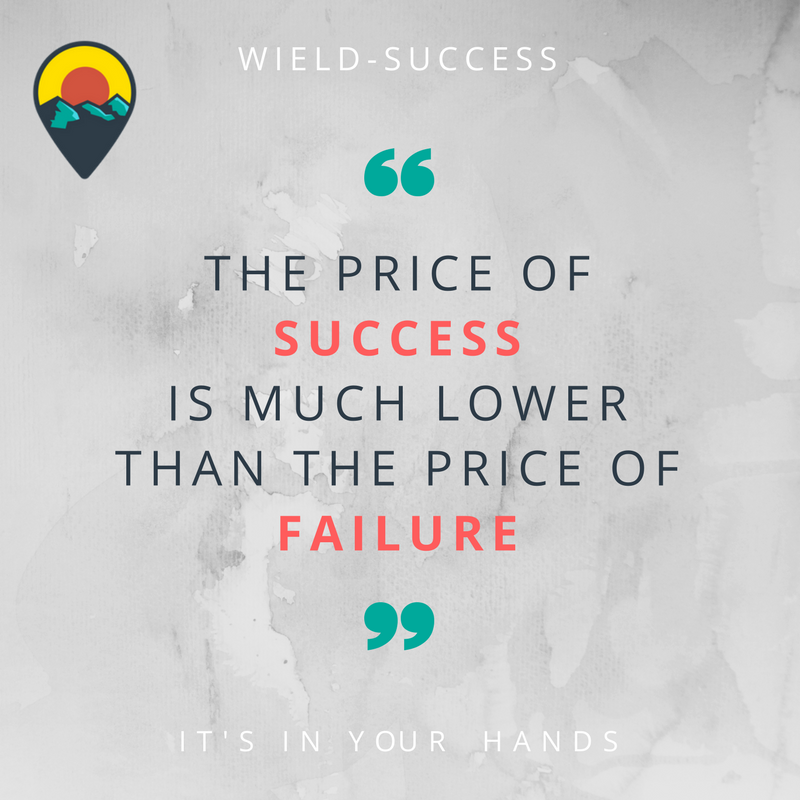 WieldSuccess's tweet photo. The price of success is much lower than the price of failure.

#wieldsuccess #wisdom #success https://t.co/oyHE7jYUsH