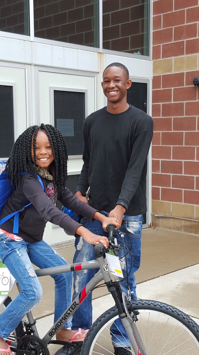 WaziFACE's tweet photo. Another Robert Jamison's Perfect Attendance bike winners @FACECMSD @LHladyone #ContinueSummerSuccess Parent Event https://t.co/zhyHkpXKDA