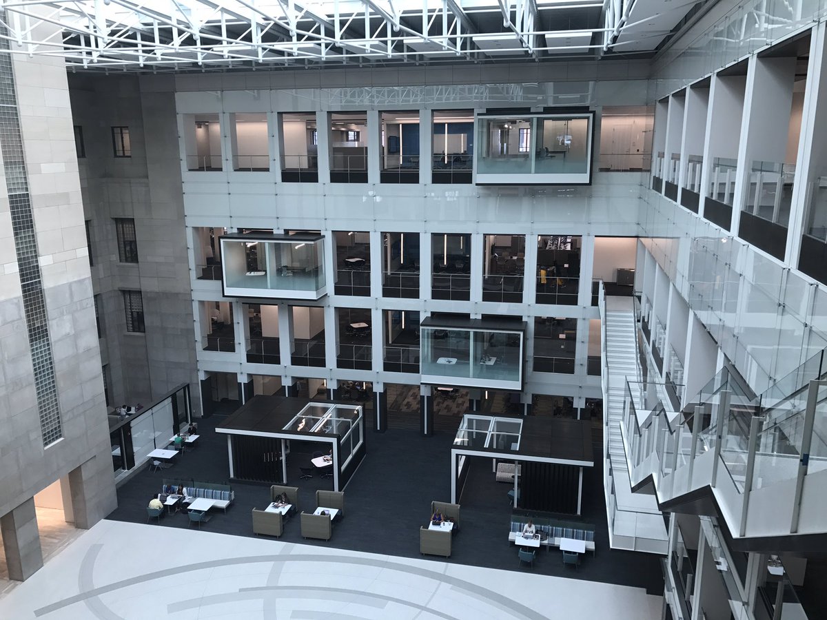 TechnologyIowa's tweet photo. TAI toured @principal's 711 High St building and met intern code jammers working on building a new referral program. https://t.co/l3XdyH0bOe