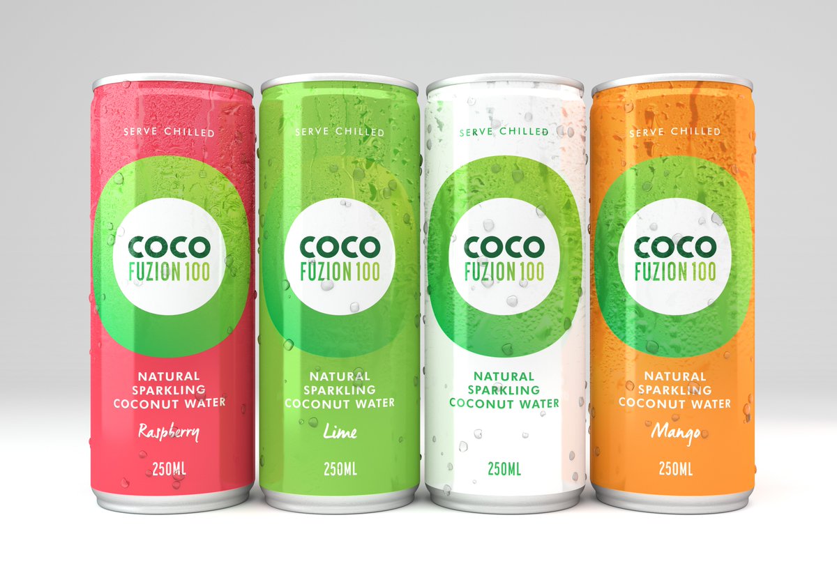 SPARKLING 100% Natural Coconut Water. Available in 4 delicious flavours! Stay hydrated in style this #summer NOW Available at <a href="/MuscleFoodUK/">MuscleFood</a>