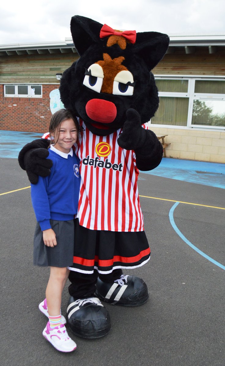 Grangetown_PS's tweet photo. Huge thanks to @SAFCFoL for supporting our Summer Fayre! We all loved the #SpeedCage and we loved the hugs from #Delilah https://t.co/k3Wljlu2x7
