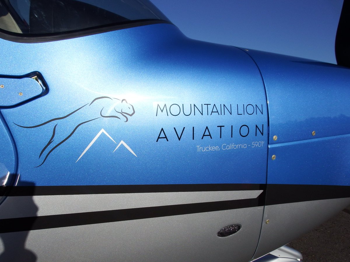 Super excited to see this Cirrus arrive in Truckee with <a href="/mtnlionaviation/">MountainLionAviation</a> logo splashed across this awesome, brand new aircraft! Yowza!